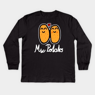 My Potato (White) Kids Long Sleeve T-Shirt